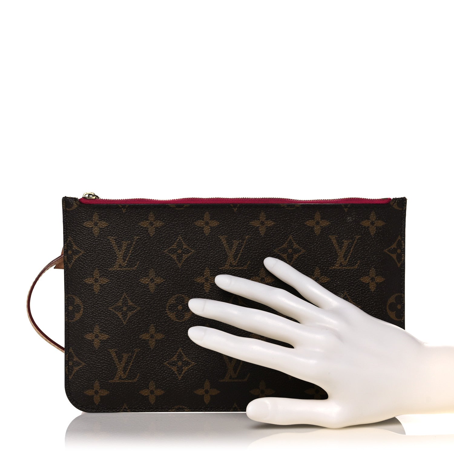 Louis Vuitton Monogram Neverfull MM GM Pochette Pivoine 2 of 17