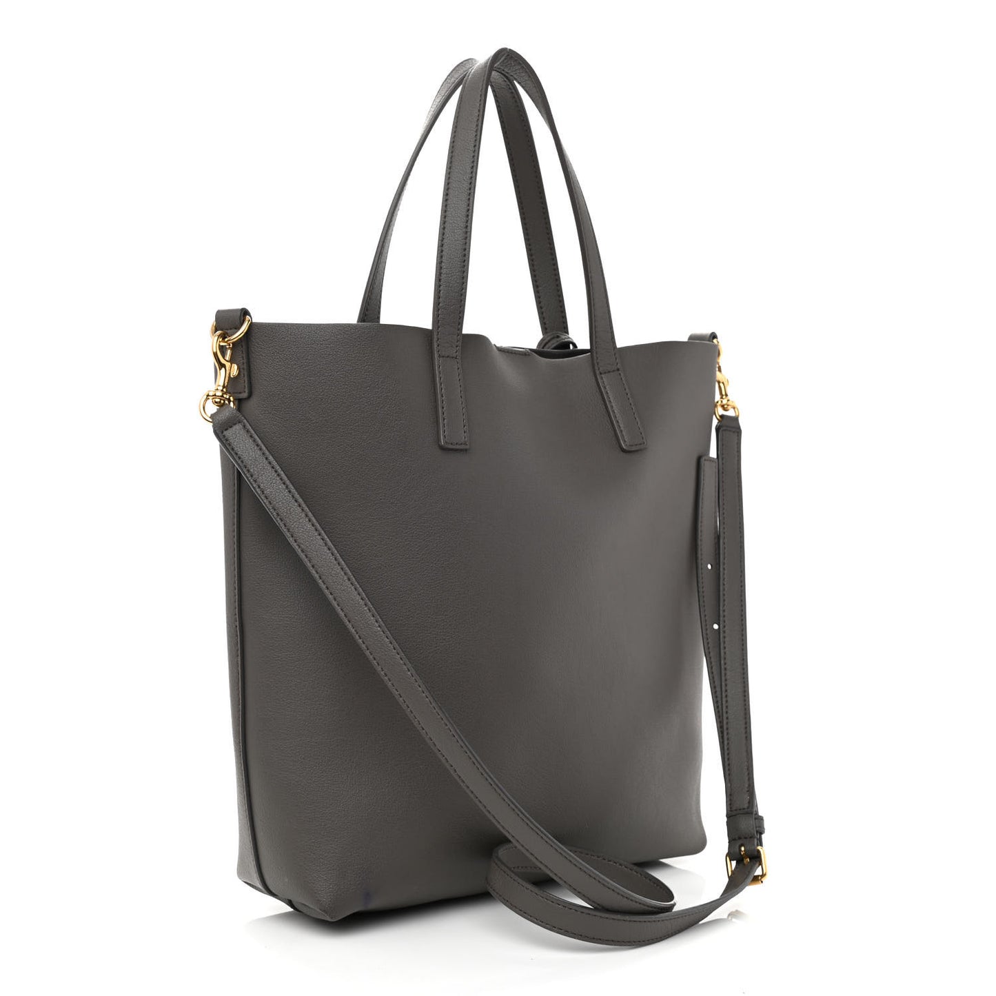 Calfskin Toy Shopping Tote Earth Grey