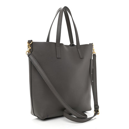 Saint Laurent Calfskin Toy Shopping Tote Earth Grey 3 of 8