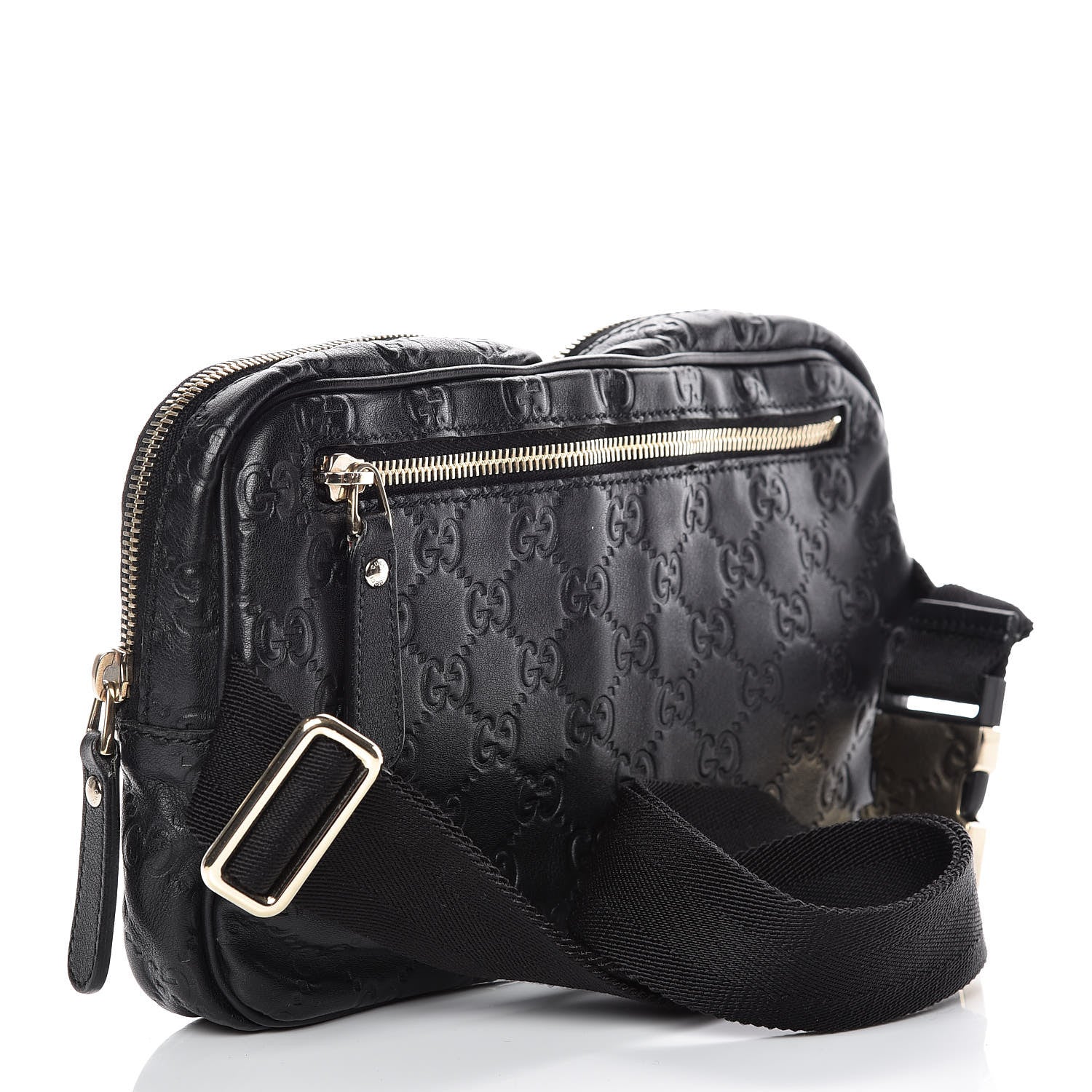 Gucci Guccissima Belt Bag Black 3 of 11