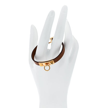 Hermes Rivale Micro Bracelet T2 Gold 2 of 6