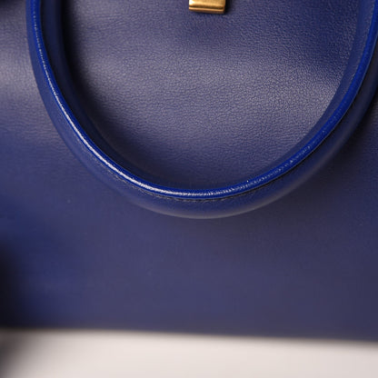 Saint Laurent Calfskin Small Classic Y Cabas Royal Blue 10 of 12