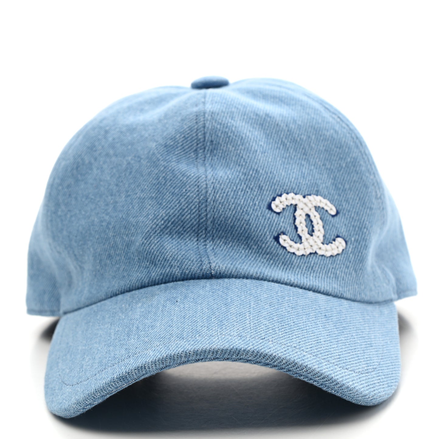 Cotton Sequin CC Cap Hat Blue