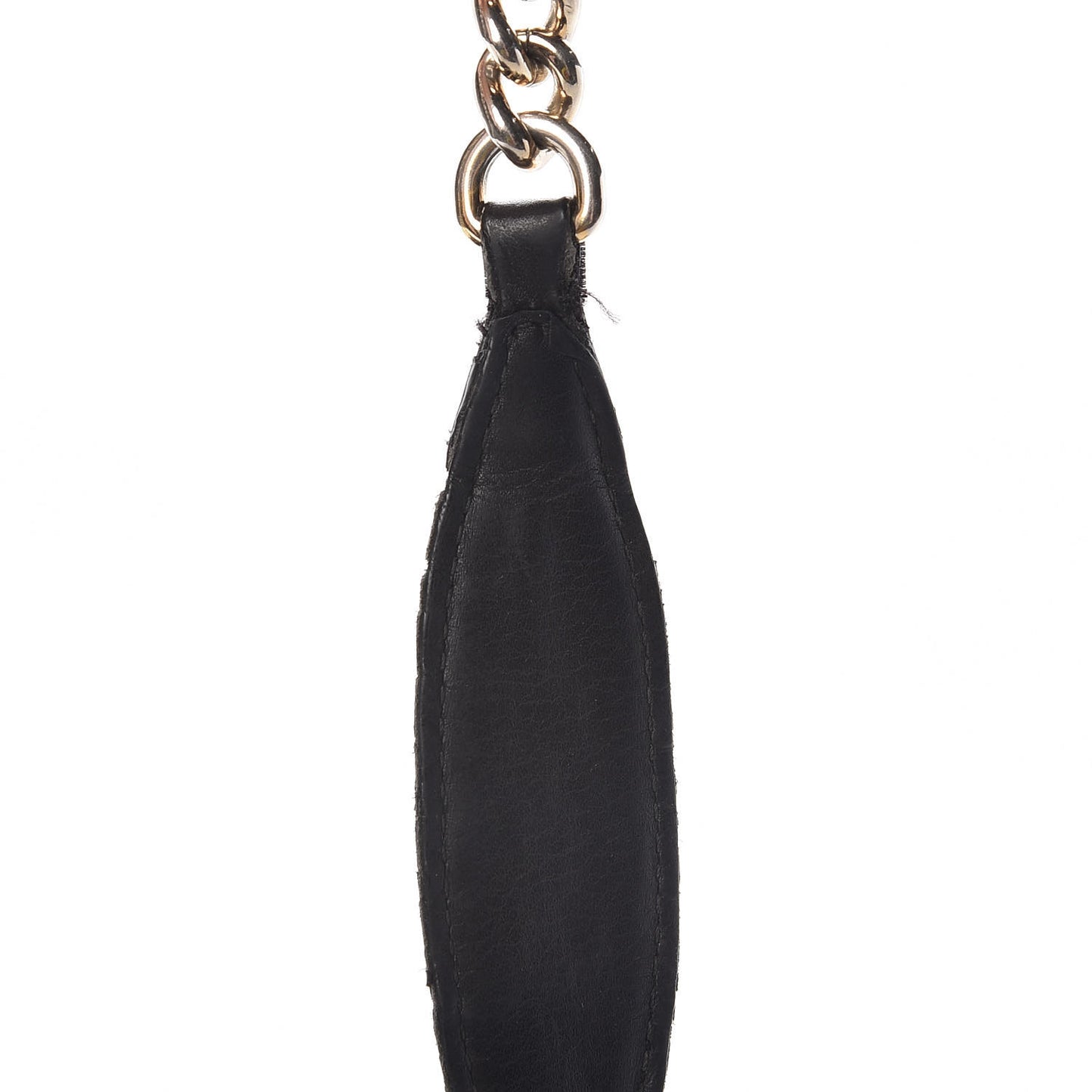 Pebbled Calfskin Medium Soho Chain Hobo Black