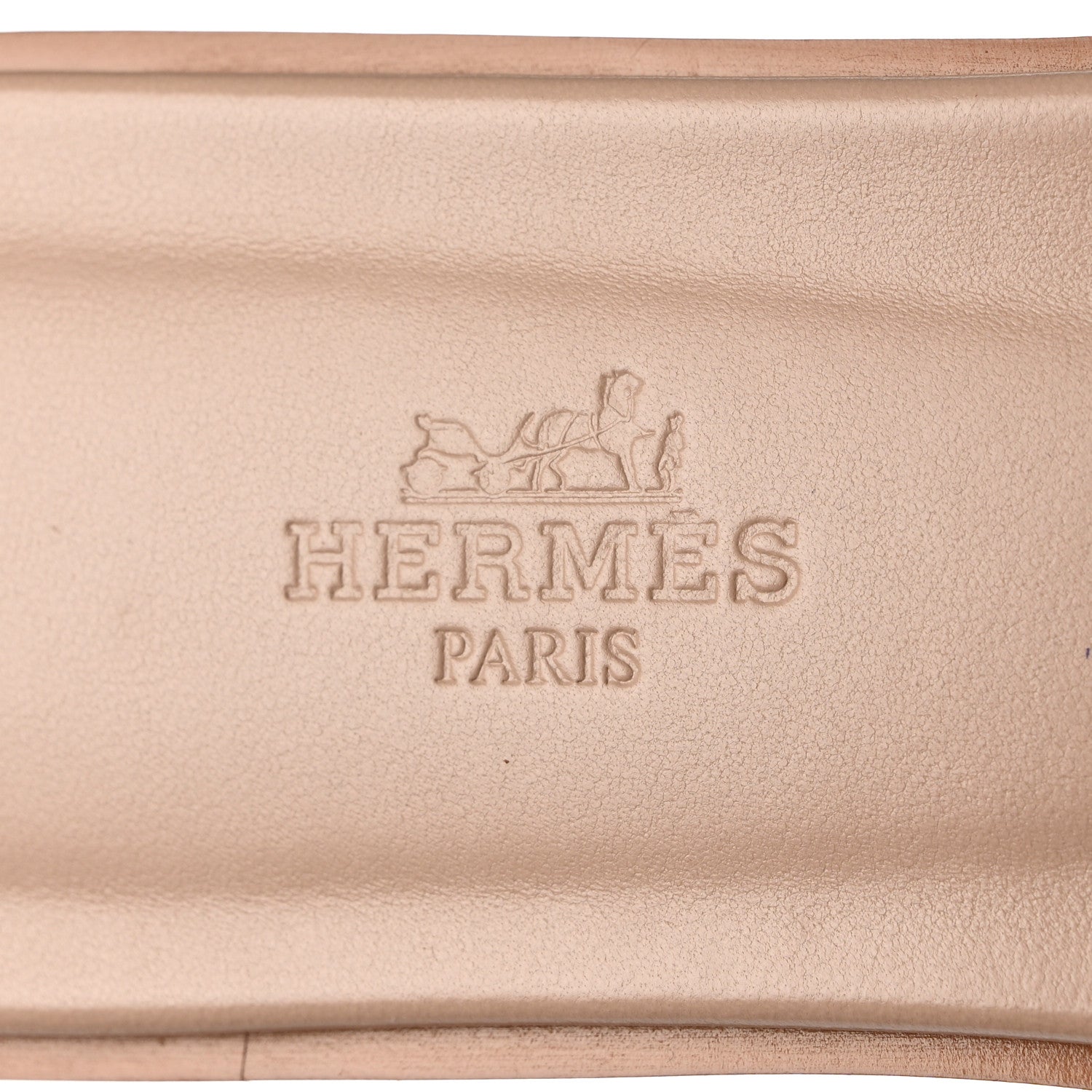 Hermes Box Calfskin Oran Sandals 37 Bois De Santal 7 of 9