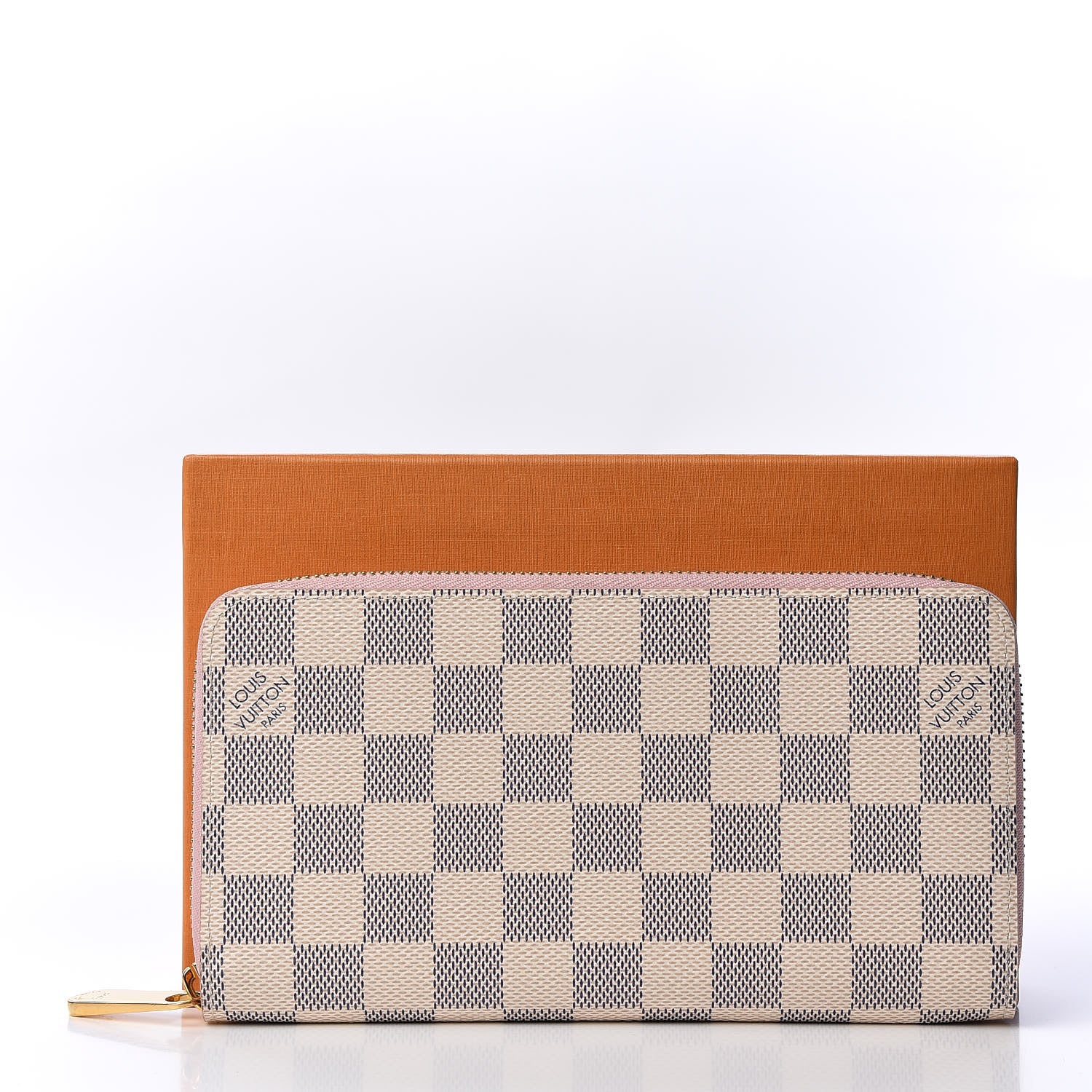 Louis Vuitton Damier Azur Zippy Wallet Rose Ballerine 9 of 9