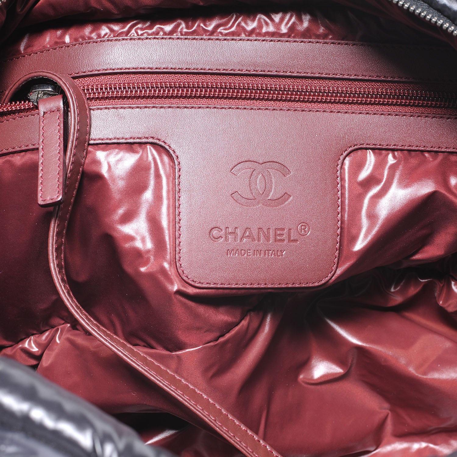 Chanel Nylon Coco Cocoon Large Tote Black 6 of 7