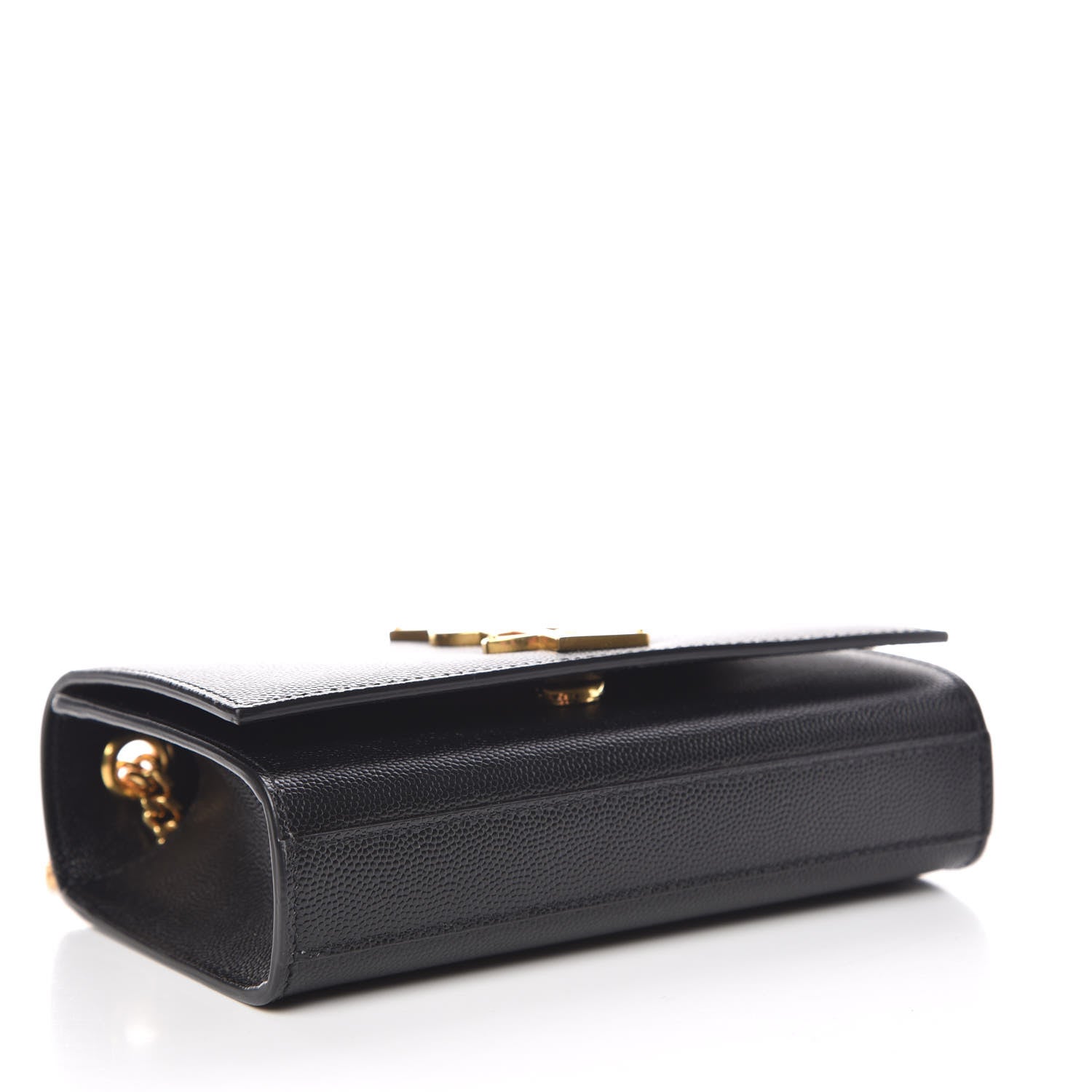 Saint Laurent Grain De Poudre Small Monogram Kate Satchel Black 4 of 8