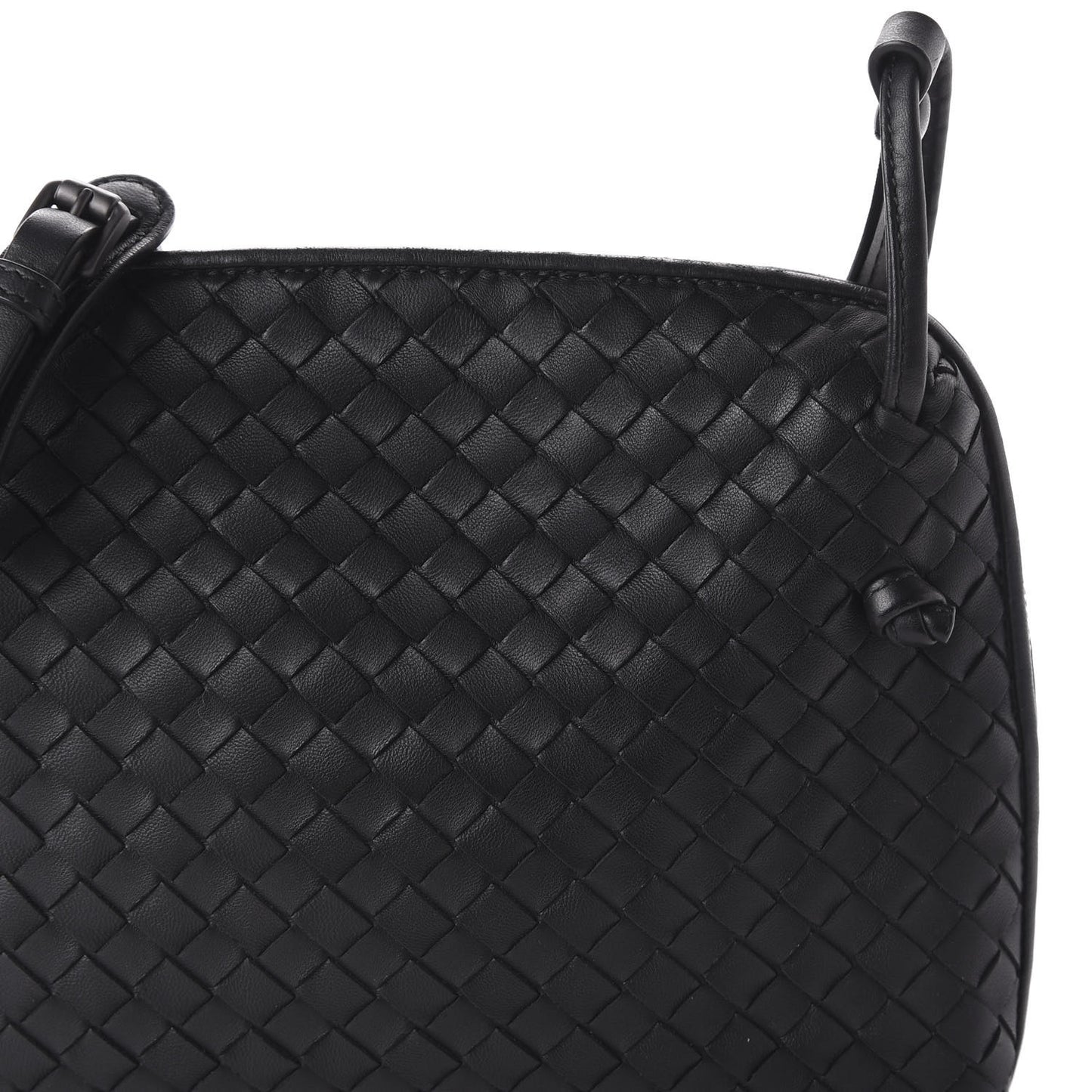 Nappa Intrecciato Nodini Bag Black