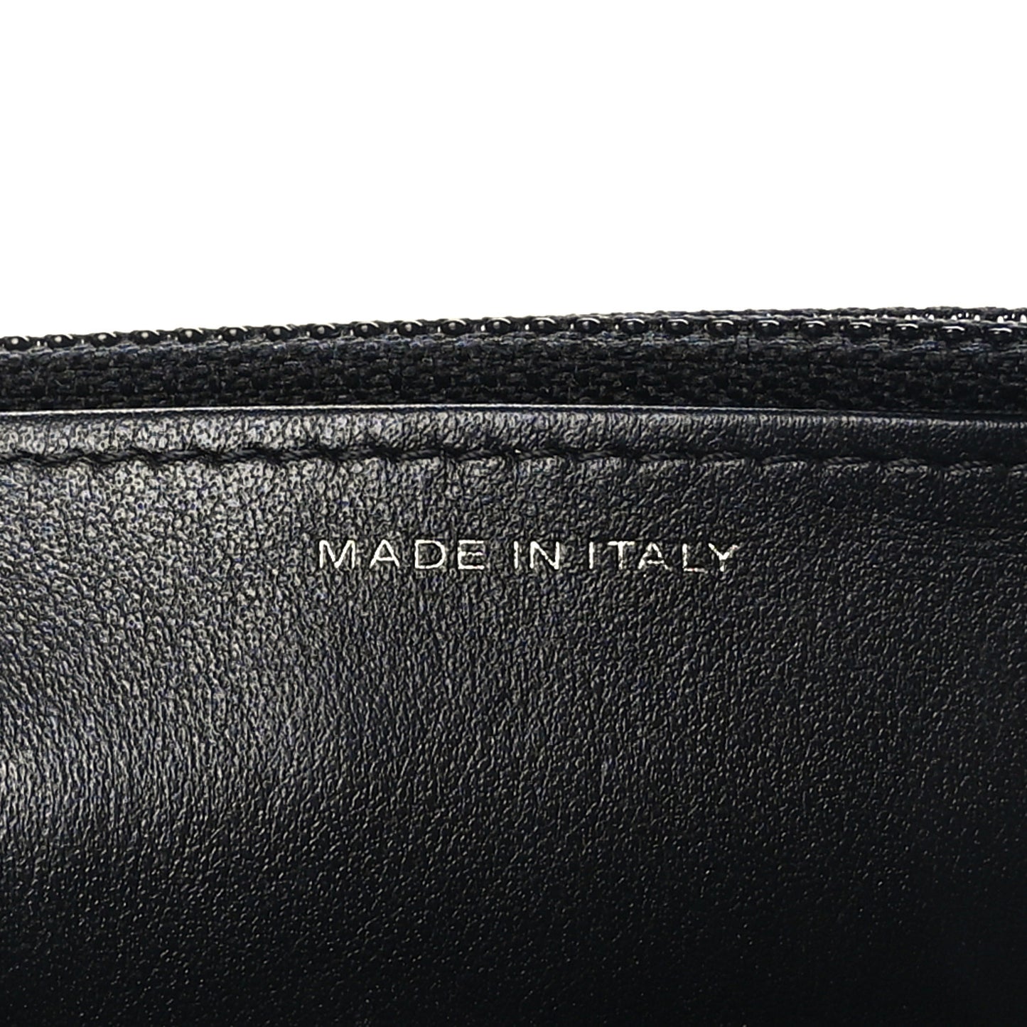 Caviar Camellia Embossed Wallet On Chain WOC Black