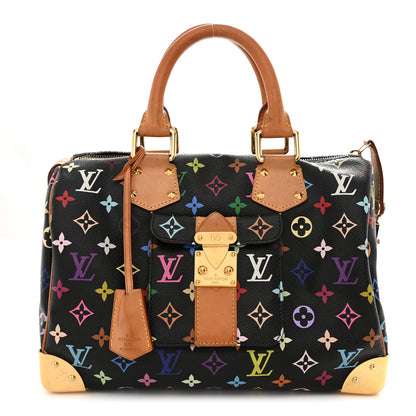 Louis Vuitton Monogram Multicolor Speedy 30 Black 1 of 12