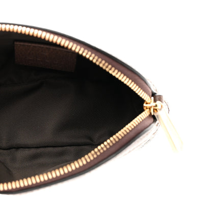 Gucci GG Supreme Monogram Web Ophidia Dome Key Pouch Beige New Acero 5 of 8