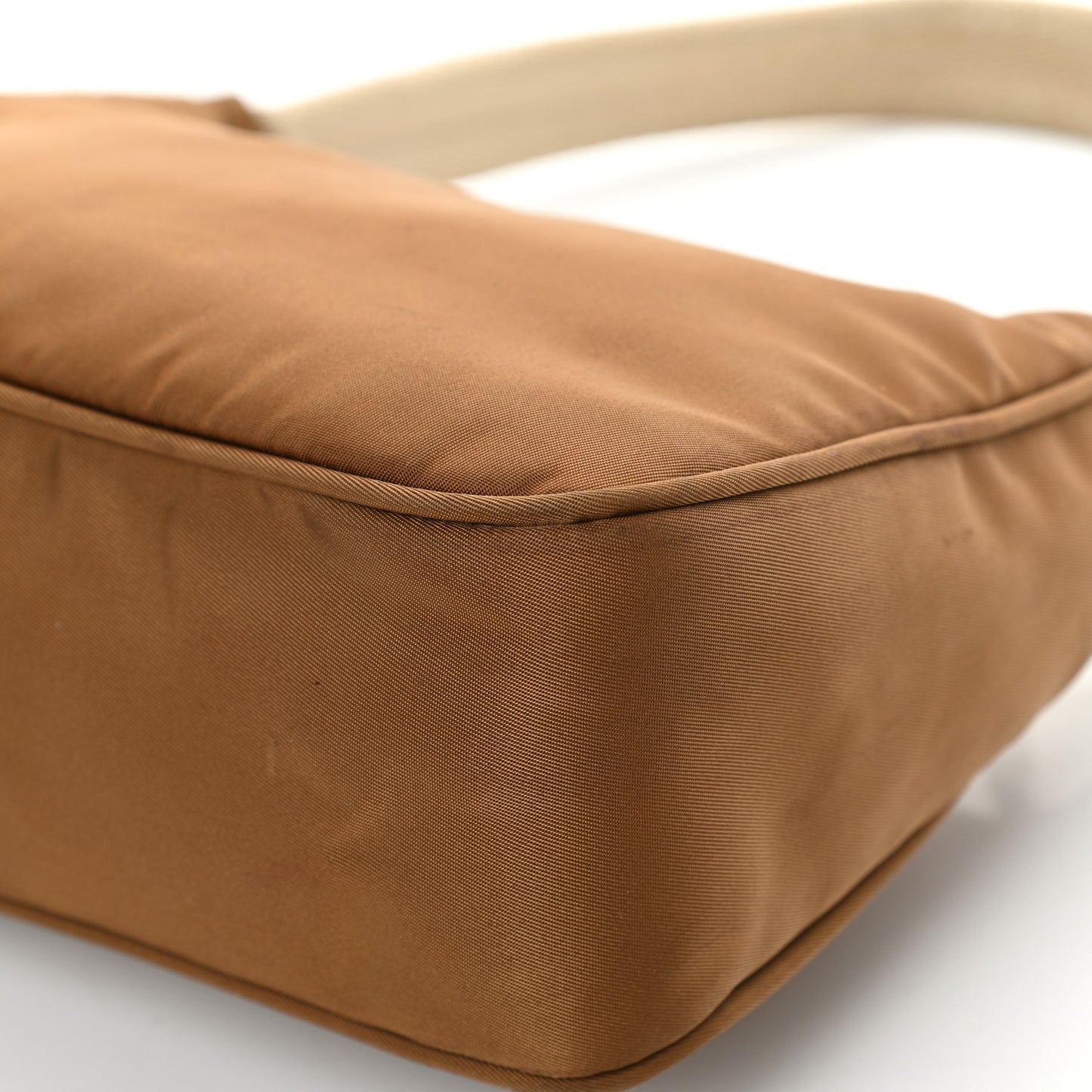 Tessuto Nylon Sport Mini Shoulder Bag Nocciola