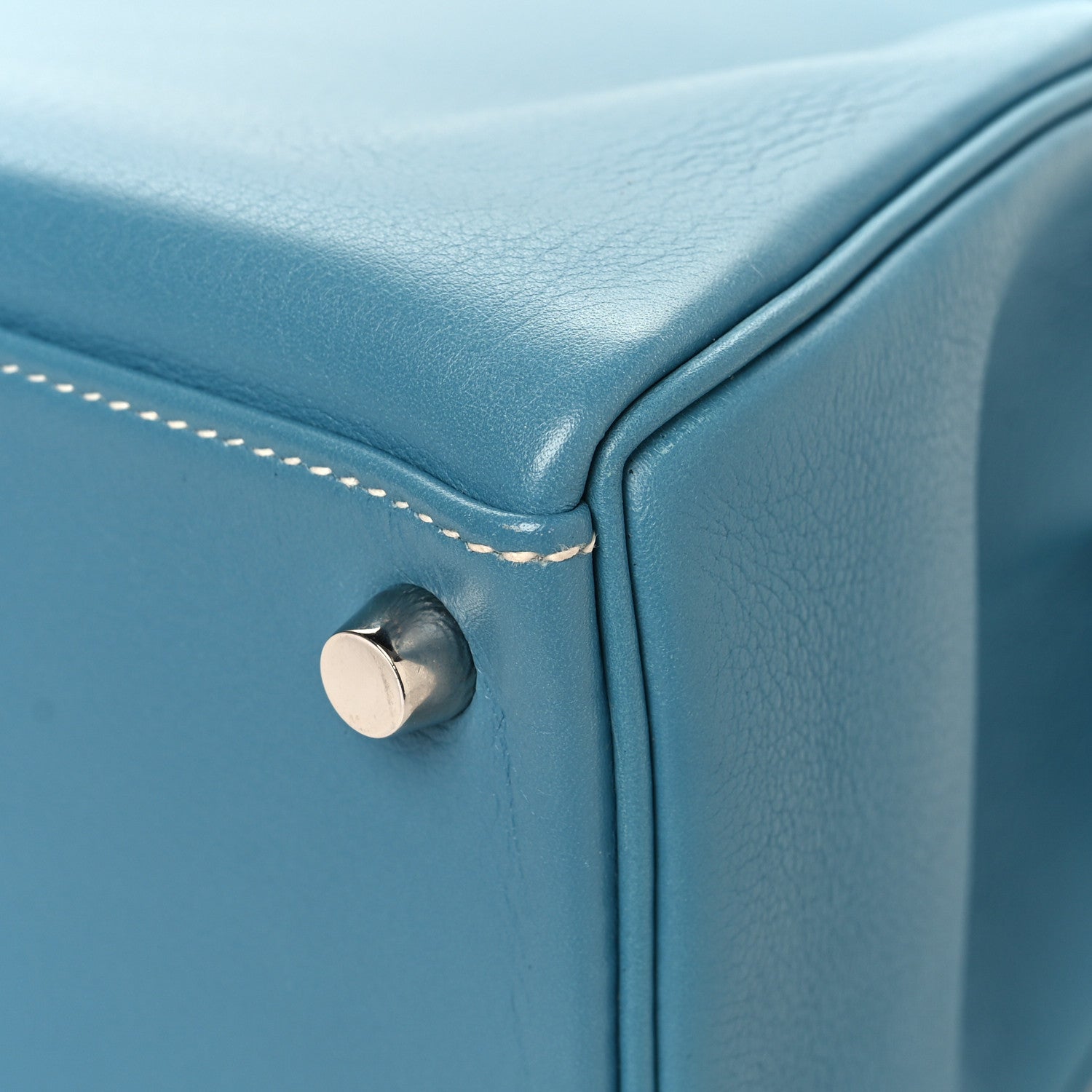 Hermes Evercolor Kelly Retourne 32 Bleu Jean 12 of 13