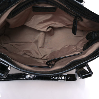 Burberry Supernova Check Small Nickie Tote Black 4 of 8