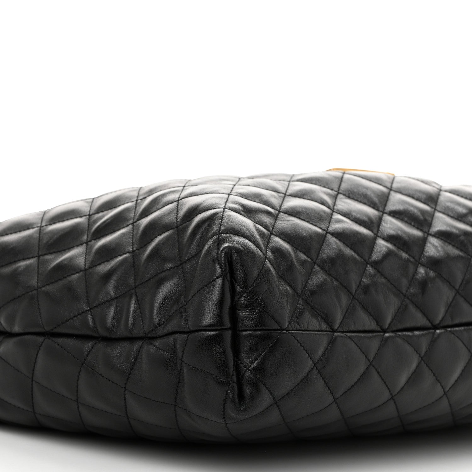 Saint Laurent Lambskin Quilted Maxi Icare Shopping Tote Black 10 of 12
