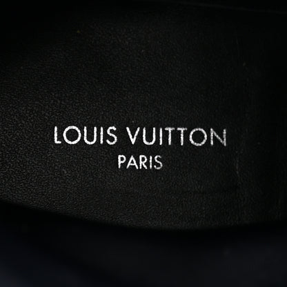 Louis Vuitton Monogram Calfskin Territory Tall Lace Up Ranger Boots 36 Black 6 of 8