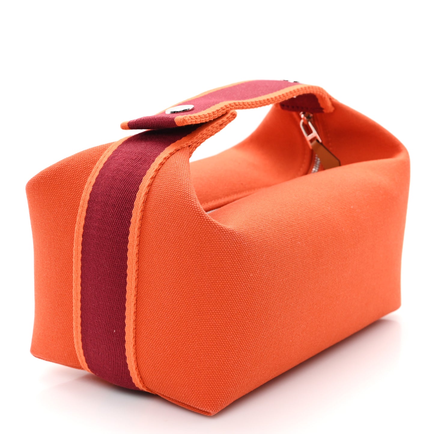 Canvas Small Bride-A-Brac Pouch Orange Burgundy