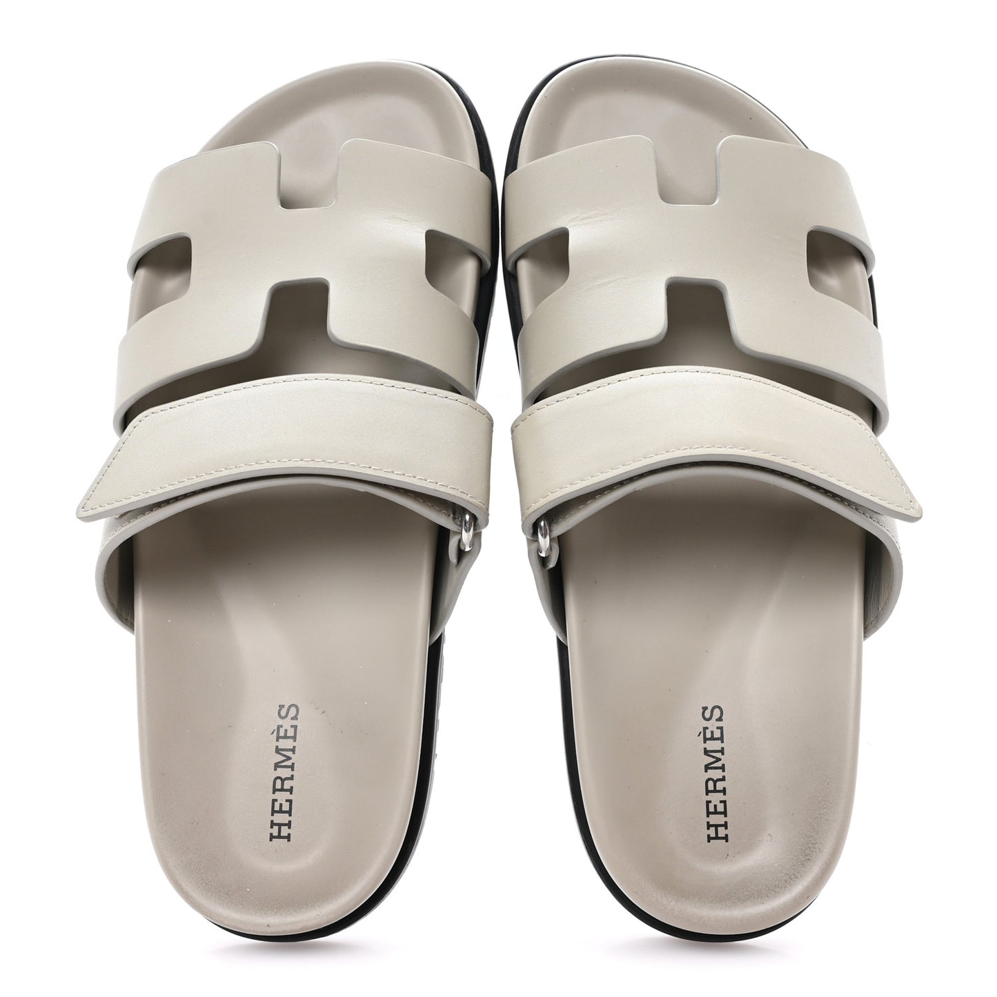 Calfskin Womens Chypre Sandals 36.5 Beige Esquisse