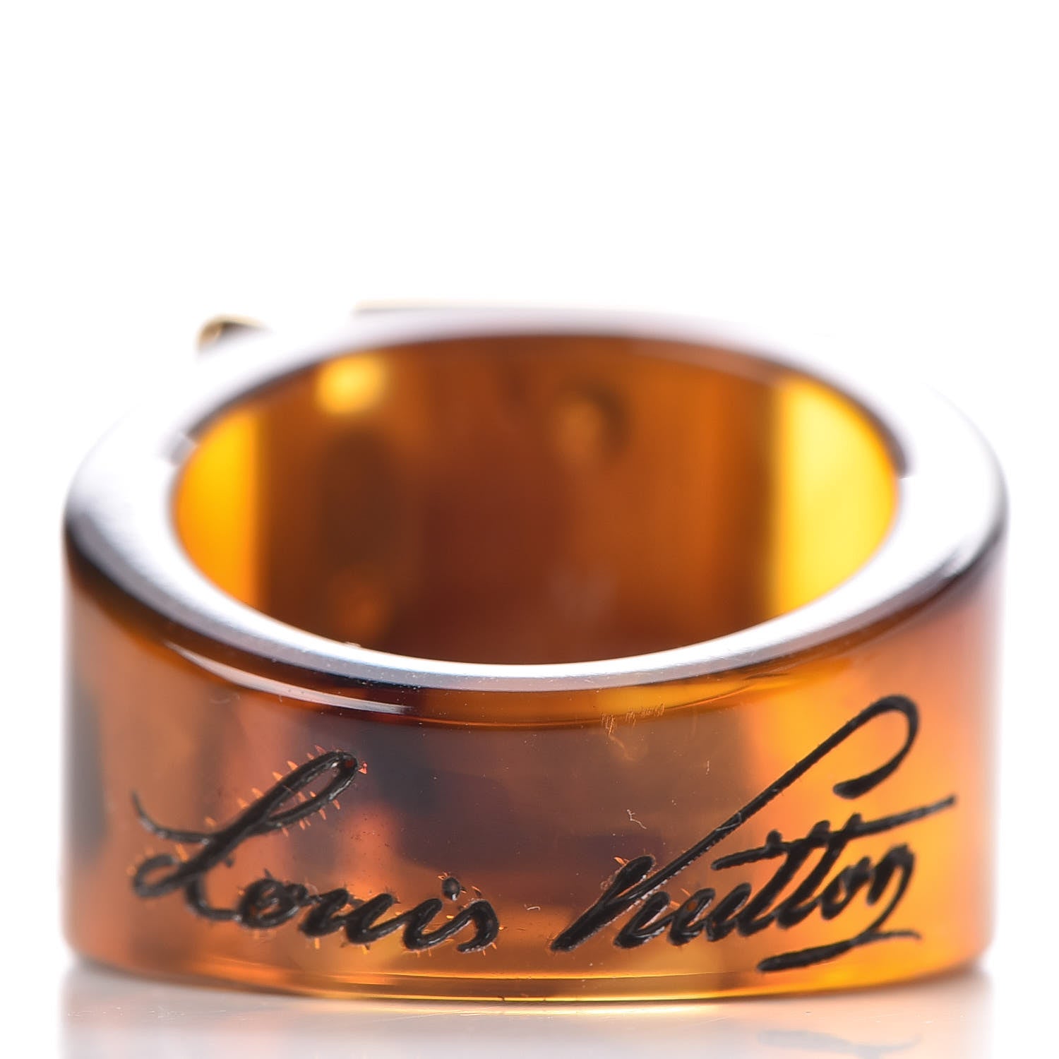 Louis Vuitton Lock Me Ring M Ecaille 3 of 5