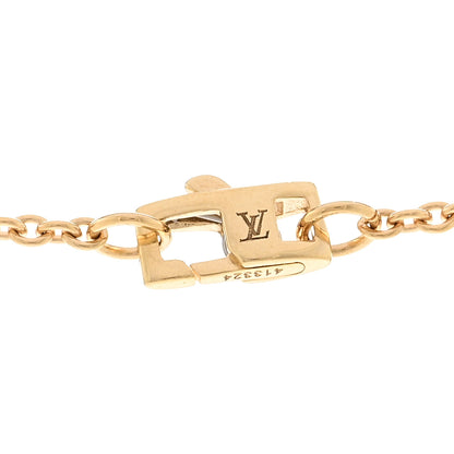 Louis Vuitton 18K Yellow Gold Carnelian Blossom Sun Pendant Necklace 5 of 5