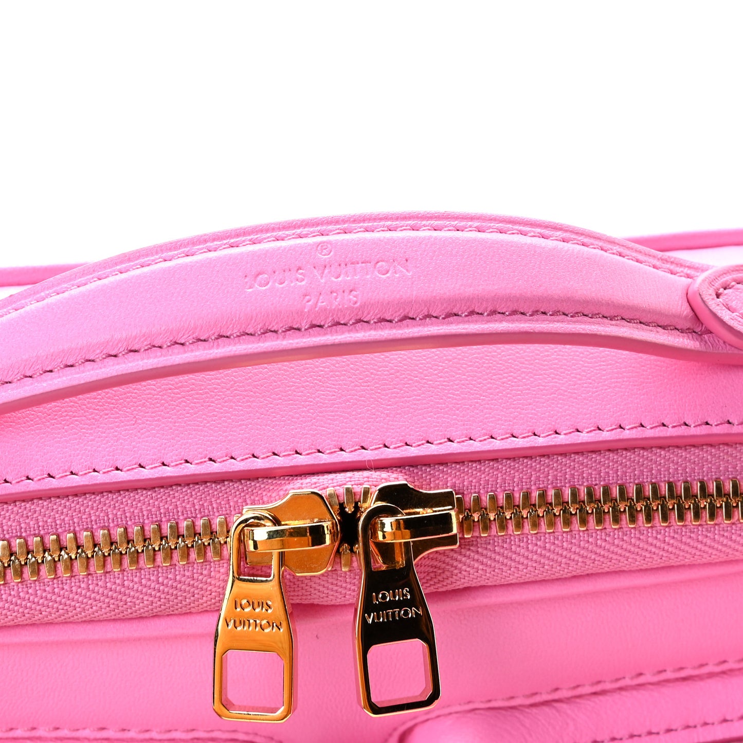 Calfskin Embossed Monogram Vuittamins Utility Crossbody Rose Violet