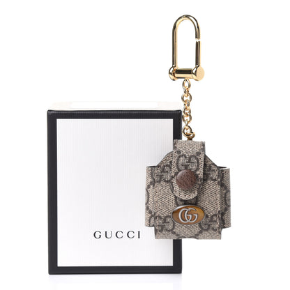 Gucci GG Supreme Monogram Ophidia AirPods Case Beige 6 of 6