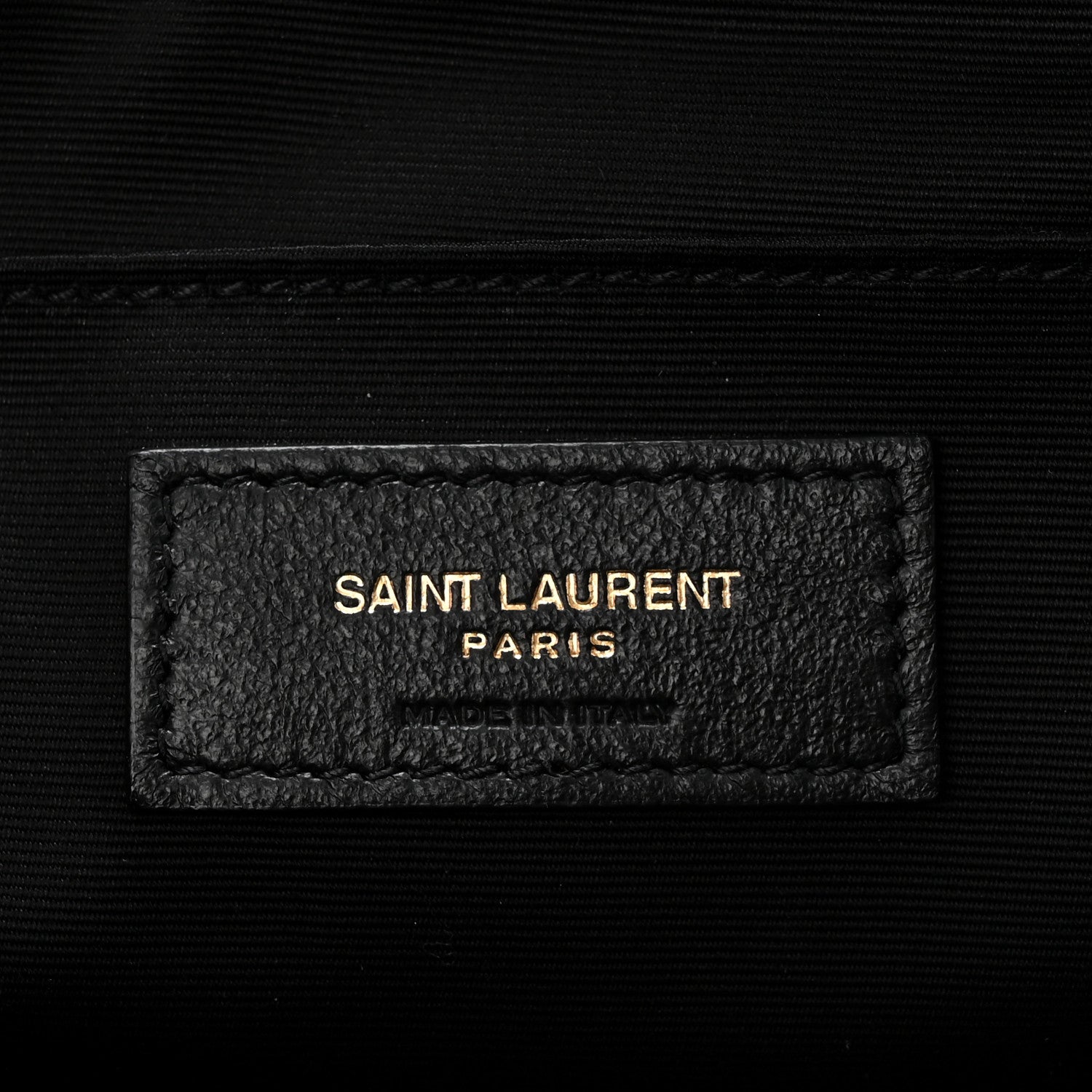Saint Laurent Calfskin Matelasse Monogram Lou Camera Bag Black 5 of 9