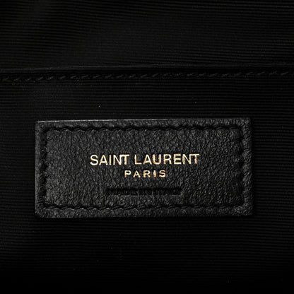 Saint Laurent Calfskin Matelasse Monogram Lou Camera Bag Black 5 of 9