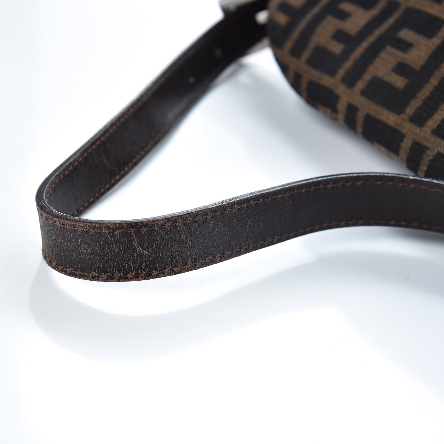 Fendi Zucca Shoulder Bag Tobacco 8 of 9