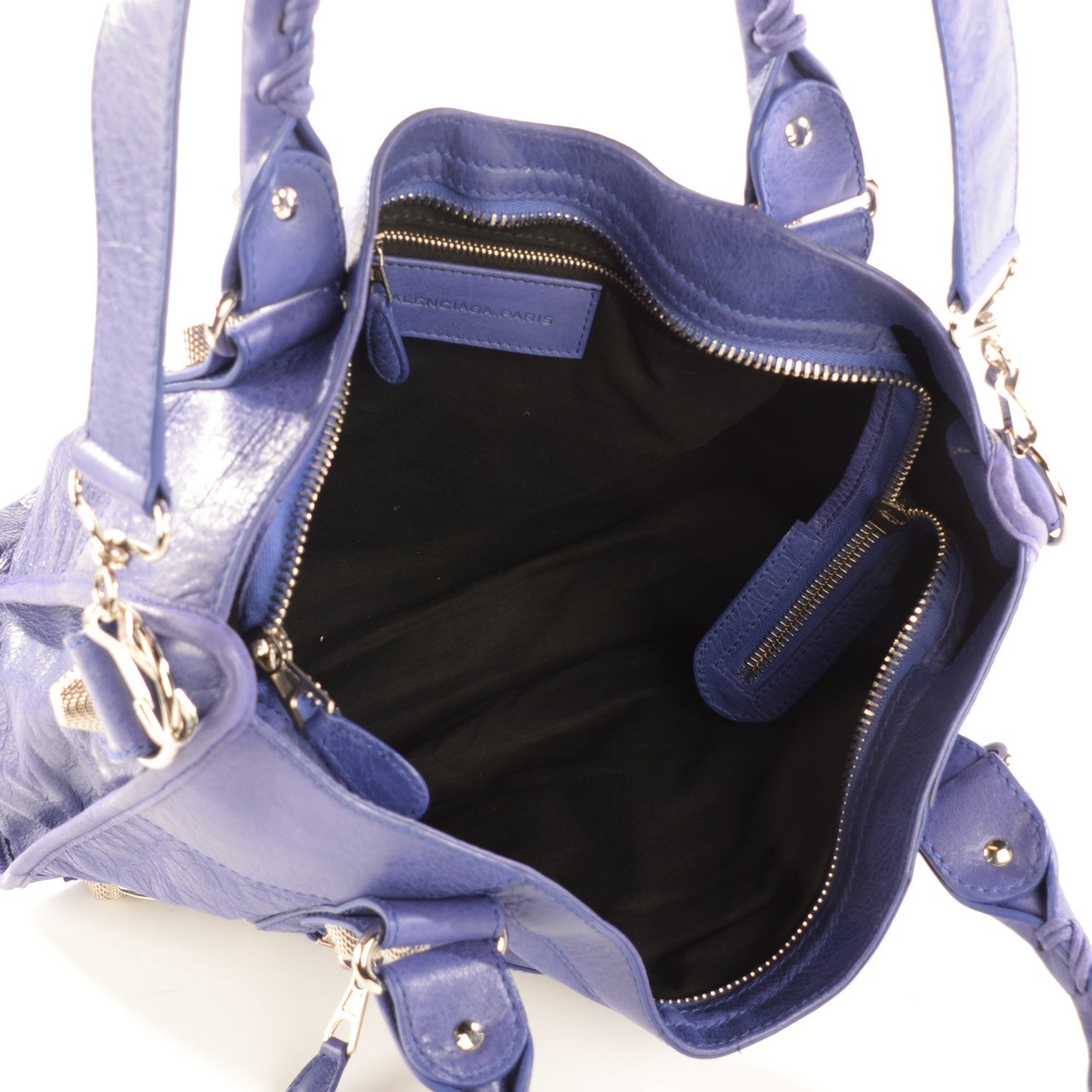 Balenciaga Agneau Giant 21 Silver Hardware City Bleu Lavande 5 of 8