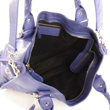 Balenciaga Agneau Giant 21 Silver Hardware City Bleu Lavande 5 of 8