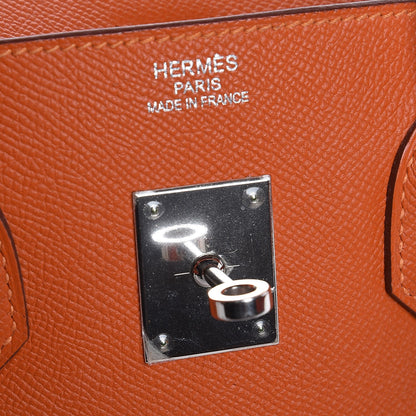 Hermes Epsom Birkin 35 Orange 19 of 37