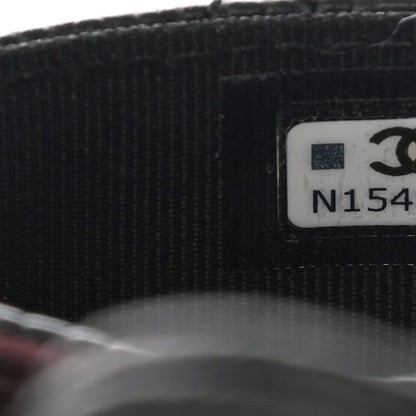 Chanel Caviar Quilted Flap Card Holder Wallet Black 8 of 9