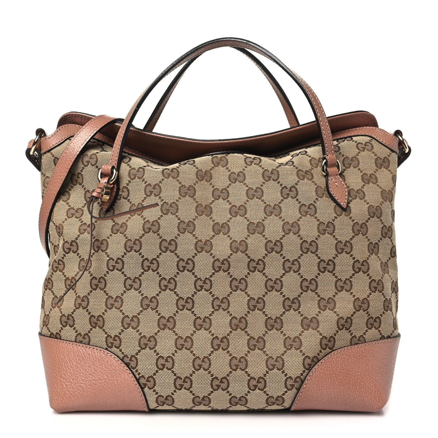 Gucci Monogram Medium Bree Foldover Tote Beige Soft Pink 1 of 11