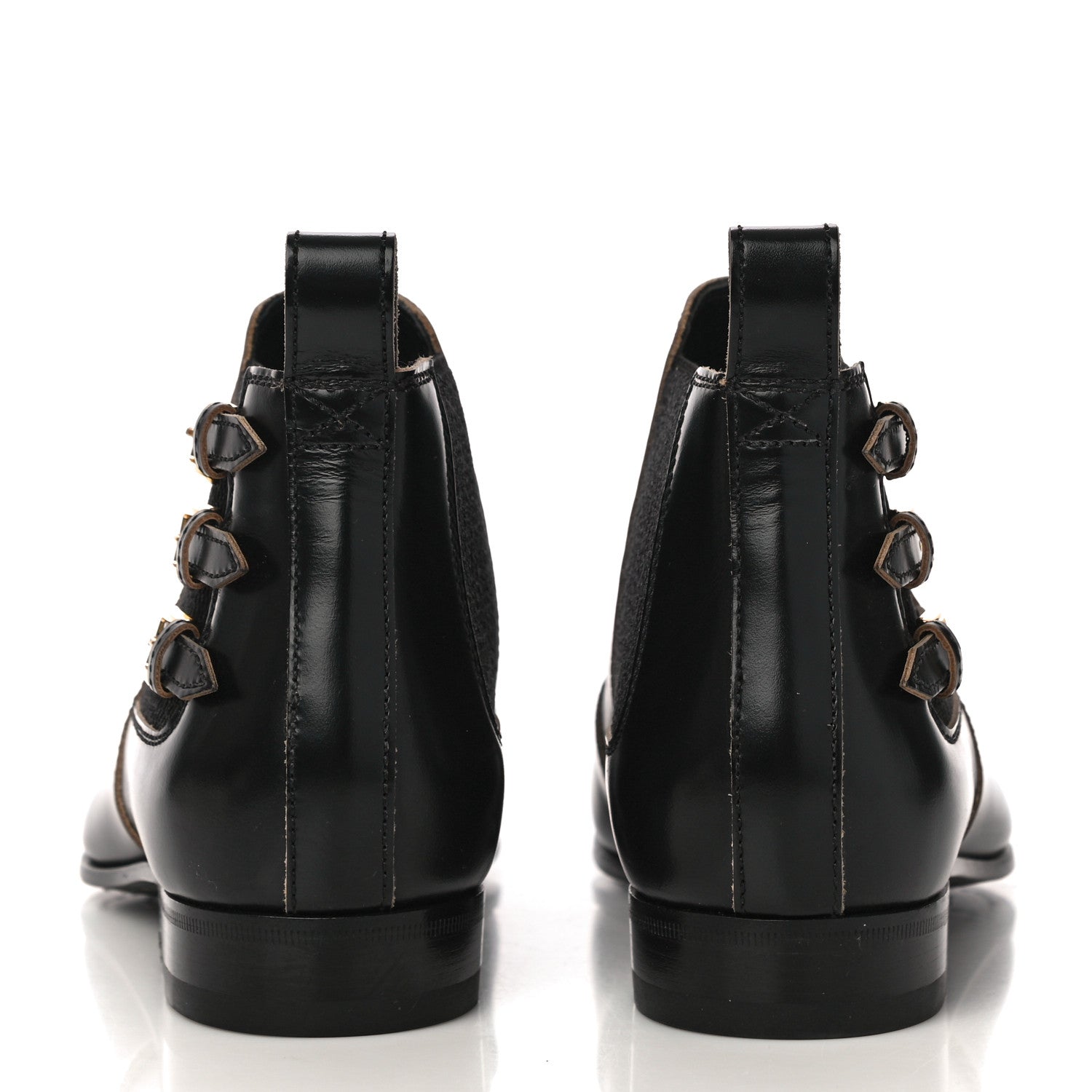 Gucci Cordovan Lux Ankle Boots 38 Black 6 of 10