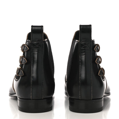 Gucci Cordovan Lux Ankle Boots 38 Black 6 of 10