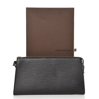 Louis Vuitton Epi Pochette Accessories 24 Black 8 of 8