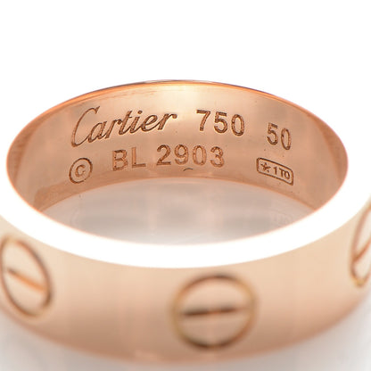 Cartier 18K Pink Gold 5.5mm LOVE Ring 50 5.25 4 of 4