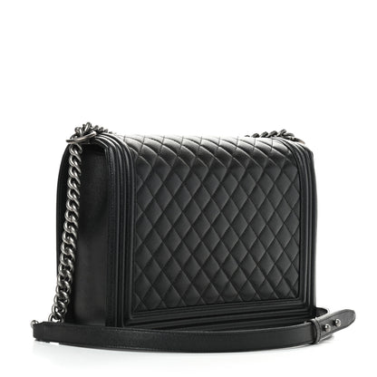 Chanel Caviar Quilted Large Boy Flap Black 3 of 9