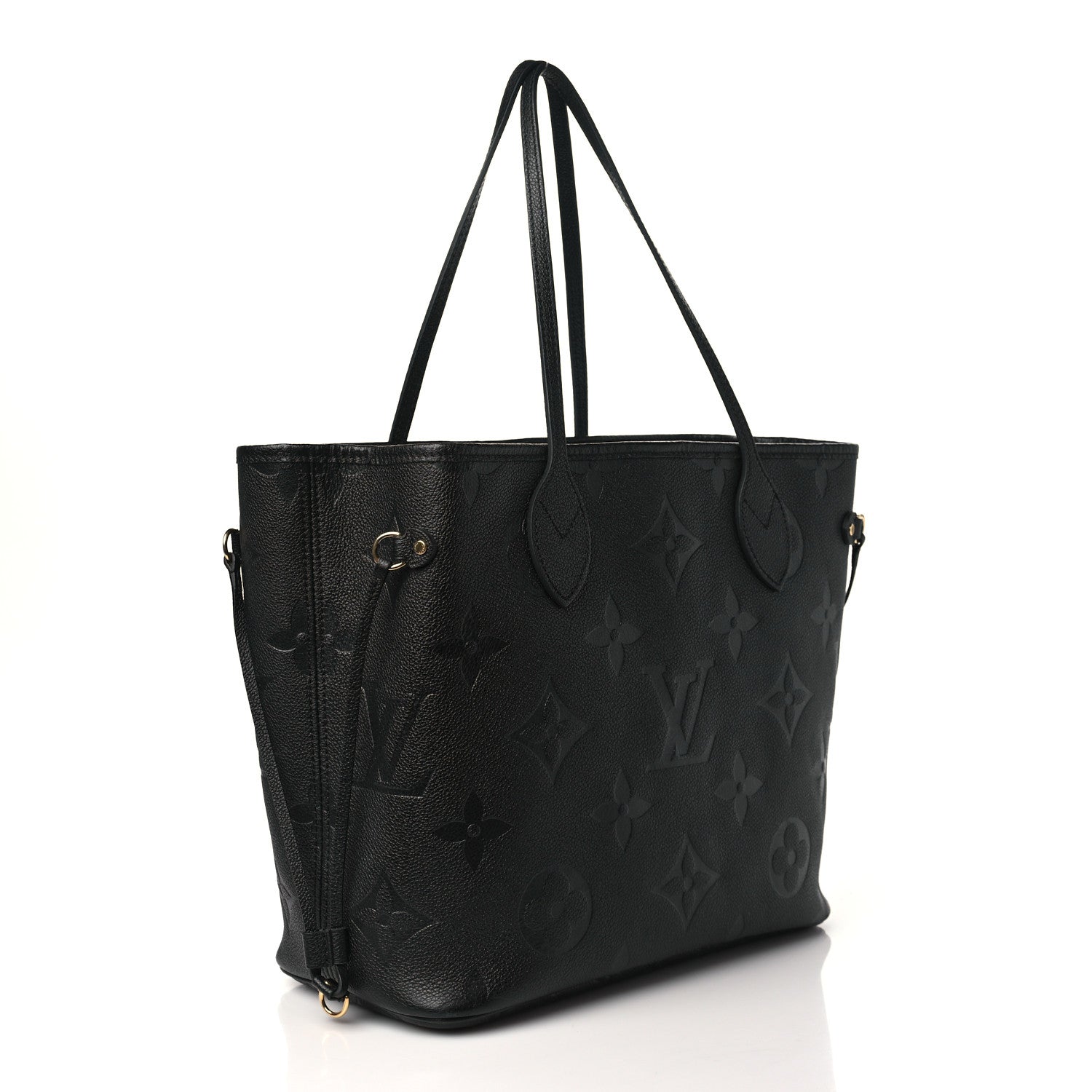 Louis Vuitton Empreinte Monogram Giant Neverfull MM Black 4 of 9