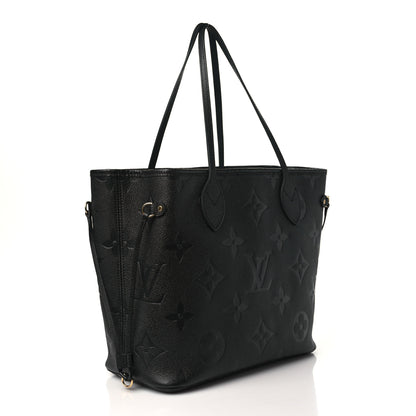Louis Vuitton Empreinte Monogram Giant Neverfull MM Black 4 of 9