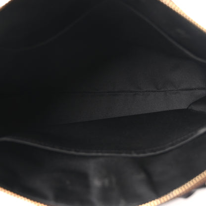 Louis Vuitton Damier Ebene Odeon Tote MM Black 5 of 9
