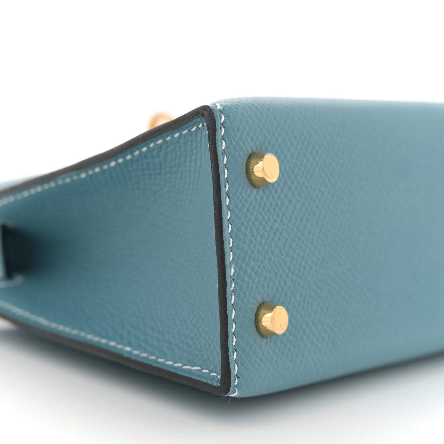 Epsom Mini Kelly Sellier 20 New Blue Jean
