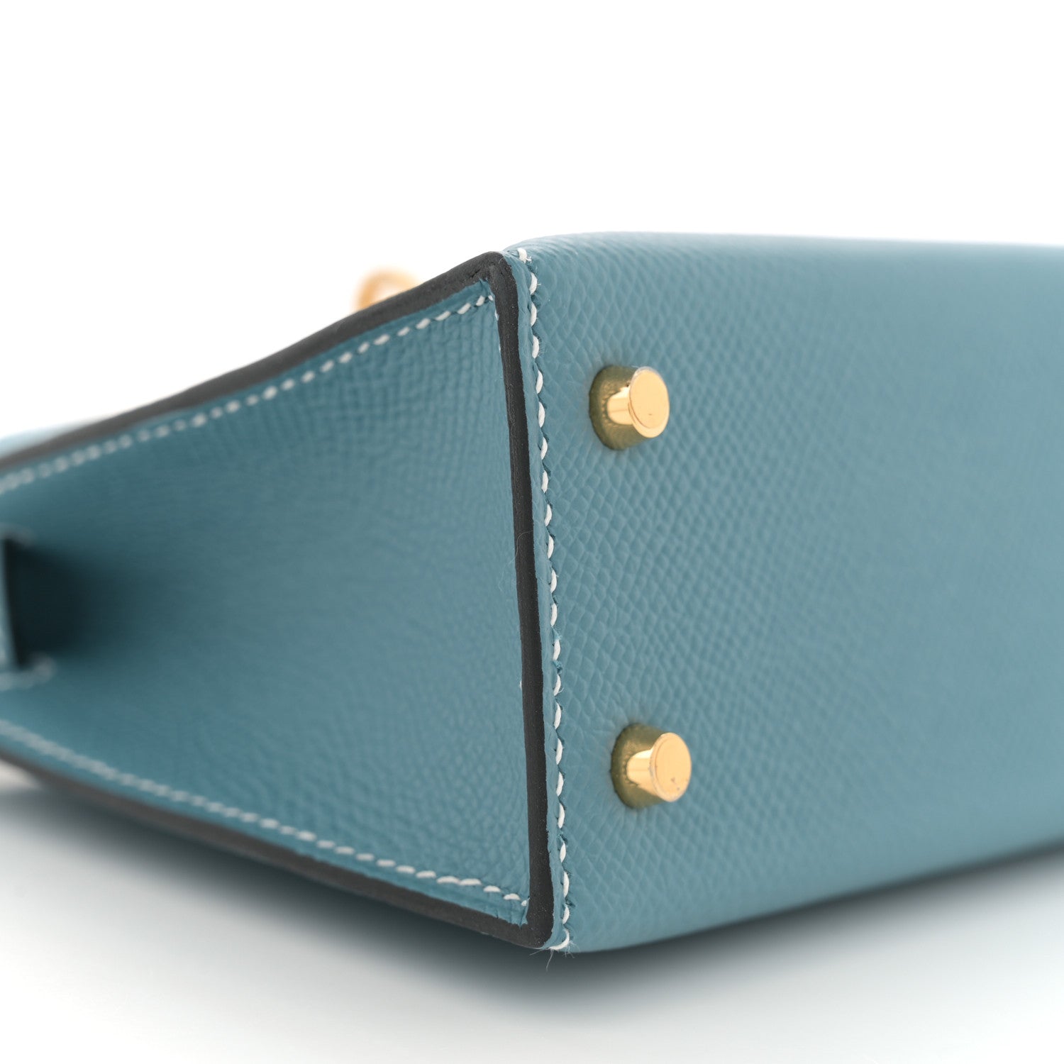 Hermes Epsom Mini Kelly Sellier 20 New Blue Jean 9 of 11