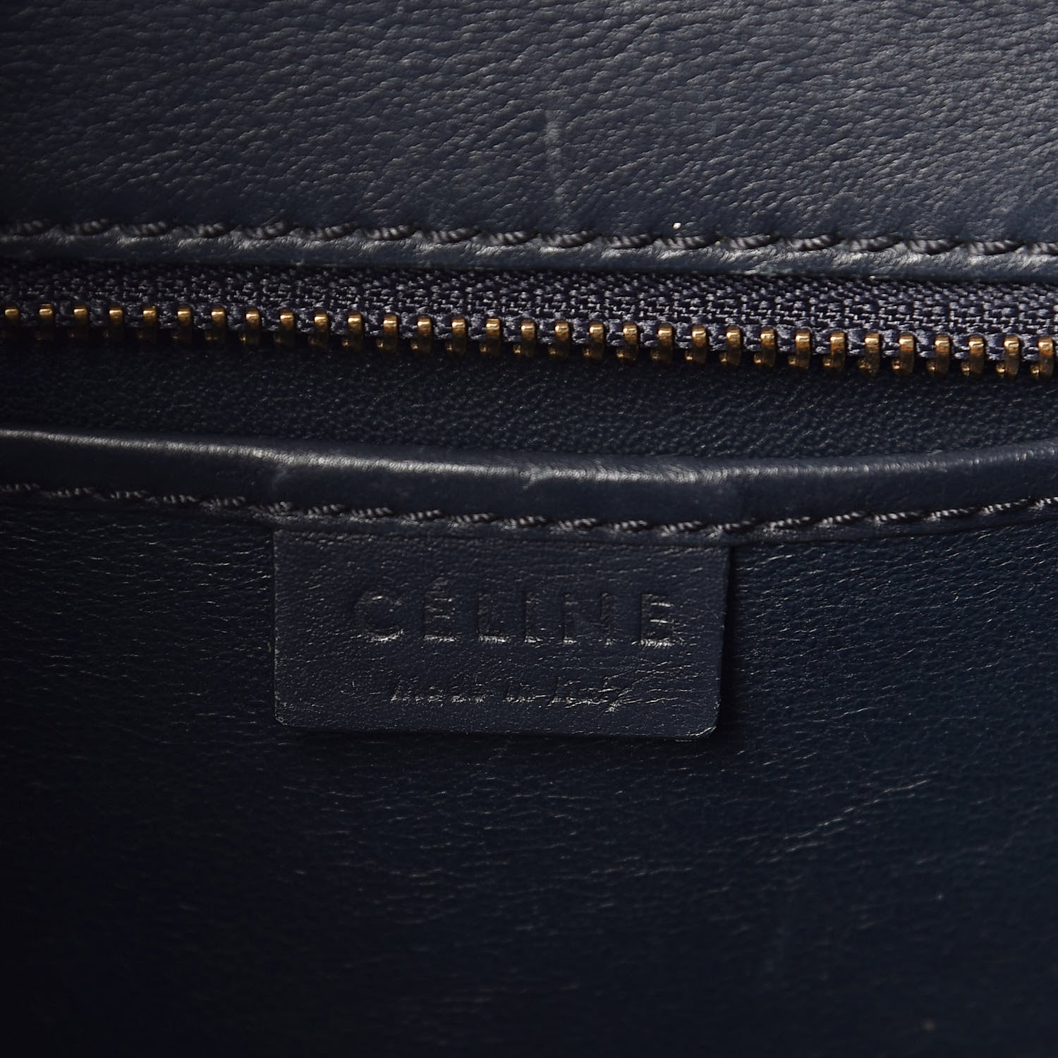 Celine Smooth Calfskin Nano Luggage Ink 6 of 11
