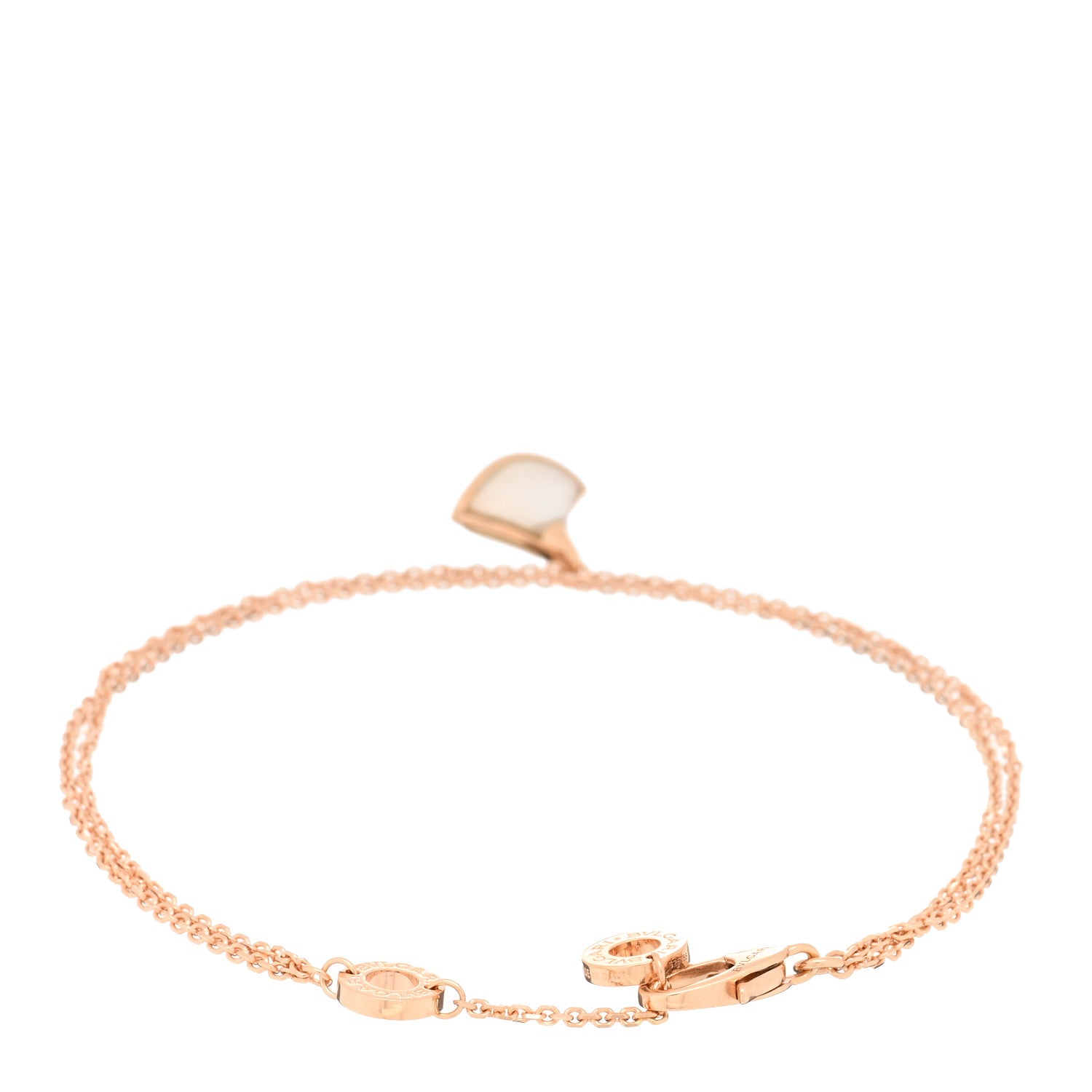 Bulgari 18K Rose Gold Mother of Pearl Divas' Dream Bracelet SM 2 of 4