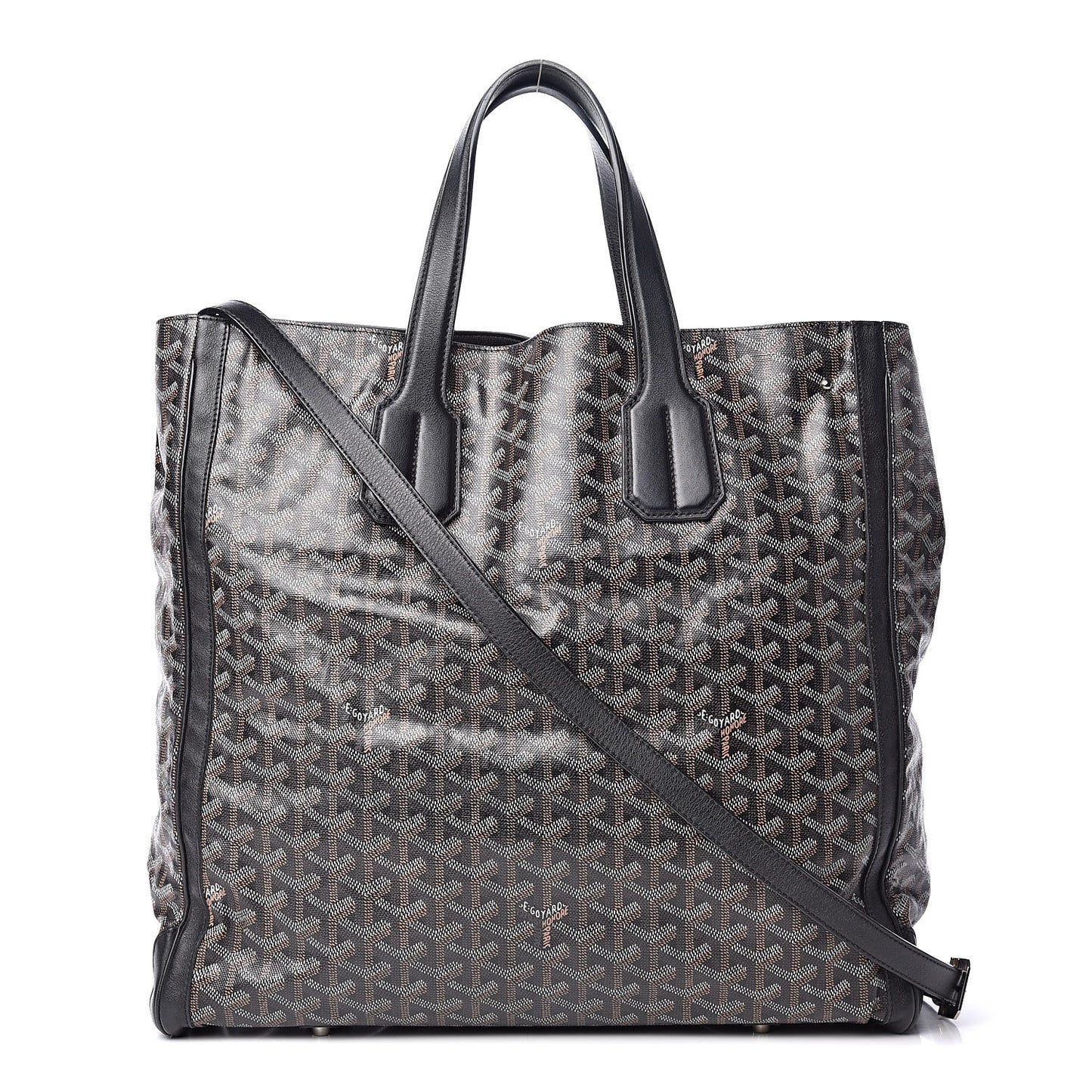 Goyardine Voltaire Tote Black