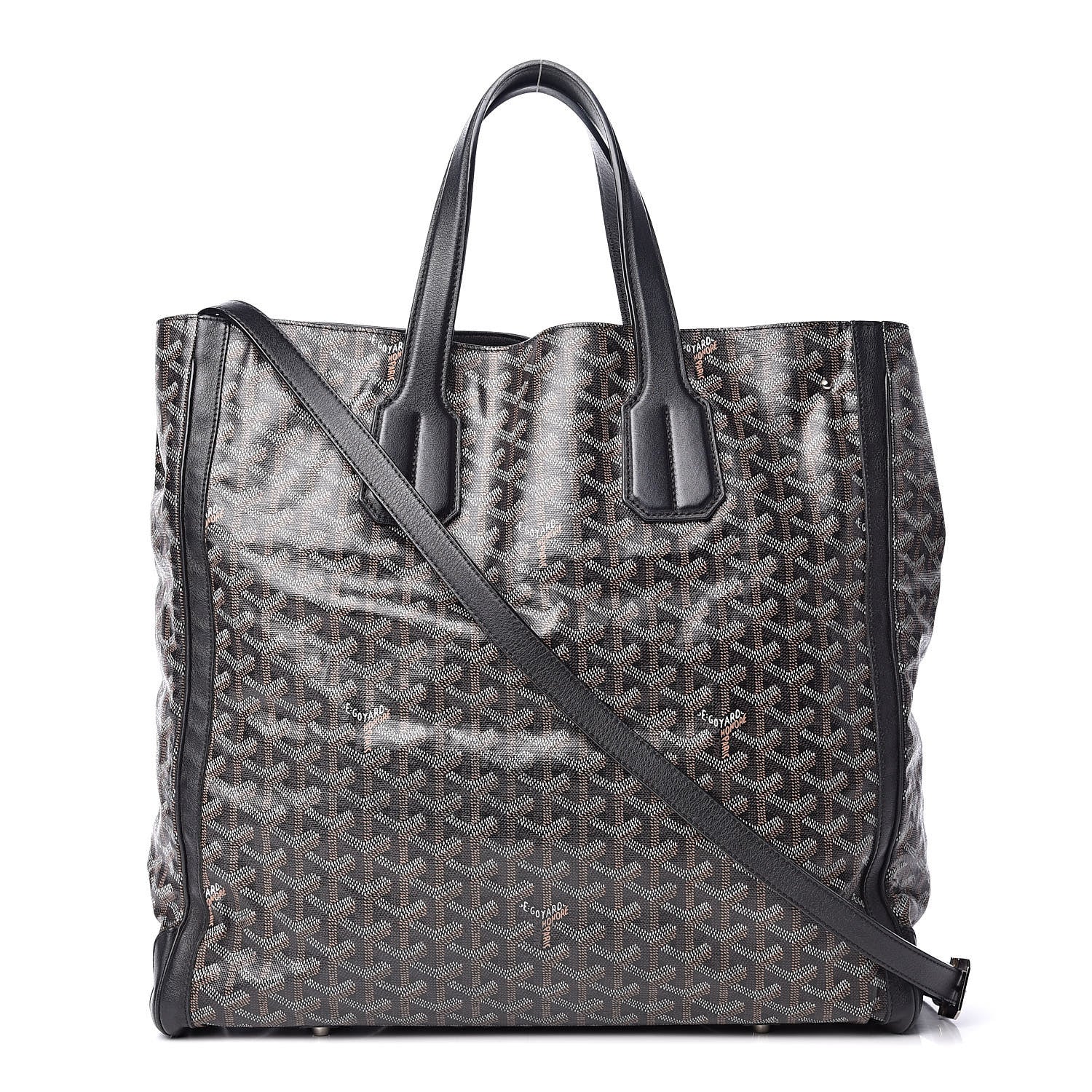 Goyard Goyardine Voltaire Tote Black 1 of 15