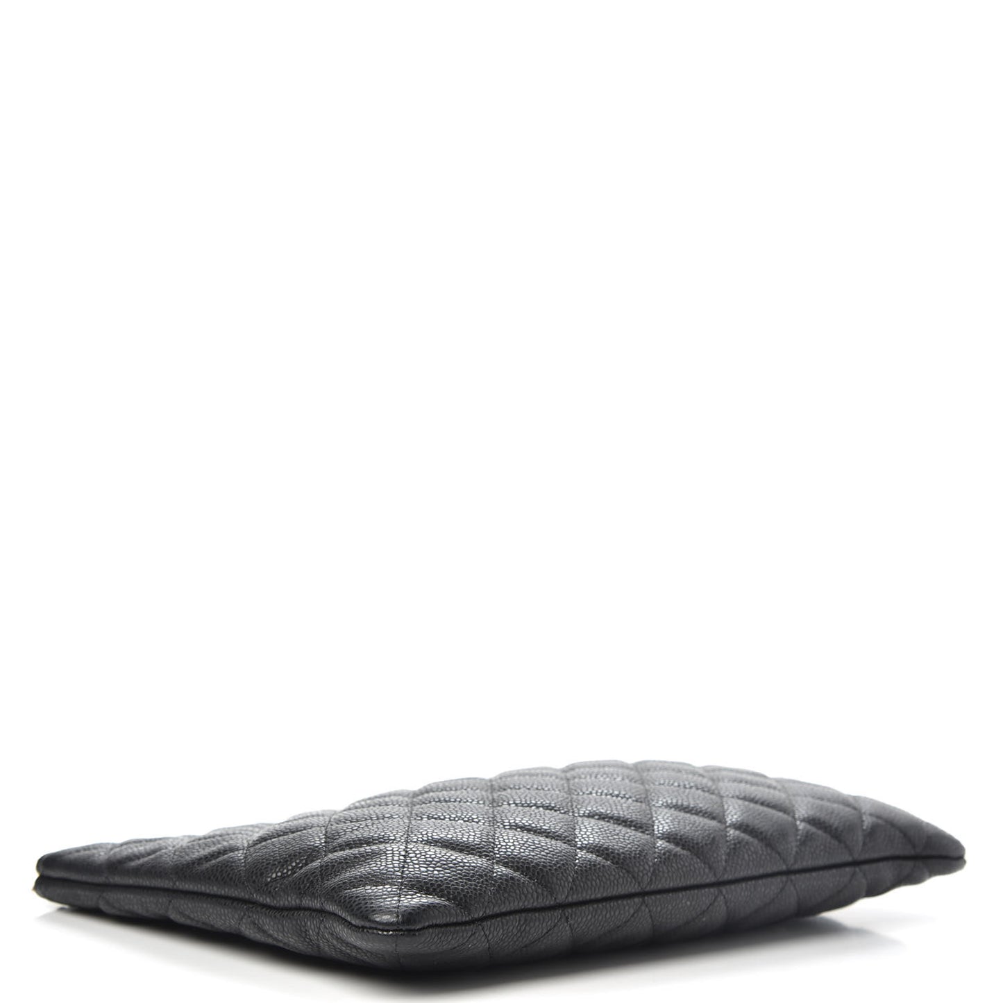 Caviar Quilted Medium Cosmetic Case Black